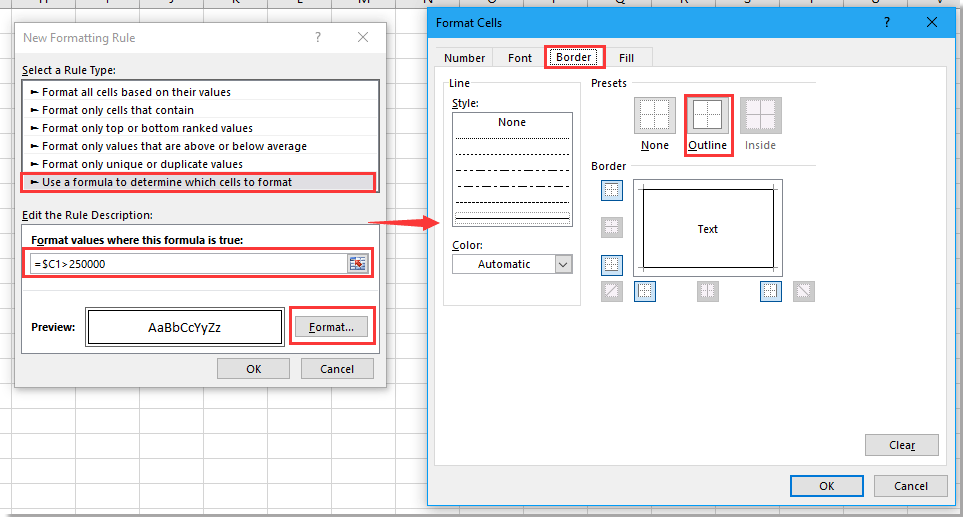 doc keep borders while sorting 4