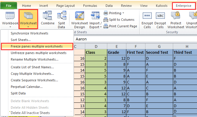 How To Make Scrolling Header In Excel Printable Templates 6178