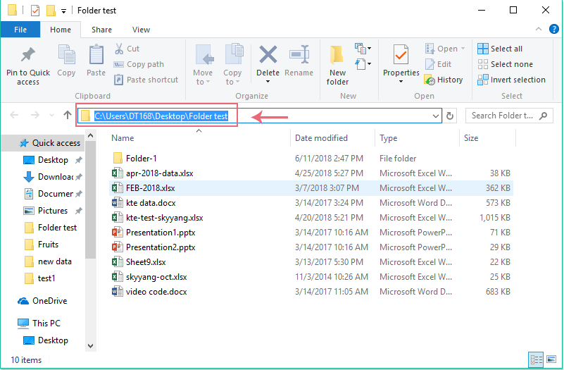 how to create a text file list of the contents of a folder windows 10