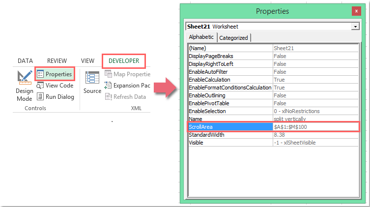 How To Lock Screen To Prevent Scrolling In Excel Worksheet