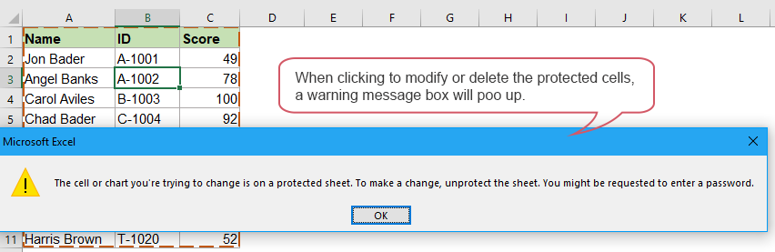 ล็อกและป้องกันเซลล์ใน Excel – (สอนทีละขั้นตอนอย่างง่าย)