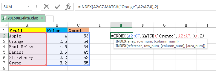 doc寻找值2