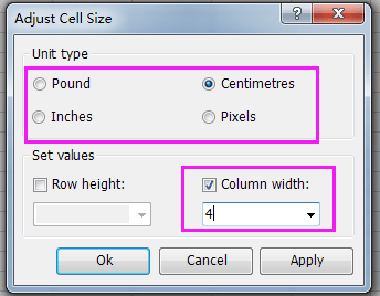 doc maximize column width 10