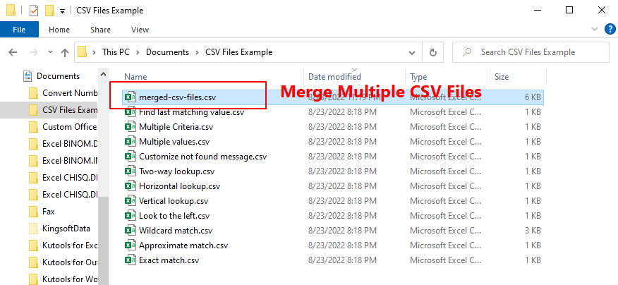 doc 複数の CSV ファイルを 1 つの Excel ファイルにマージする cmd XNUMX