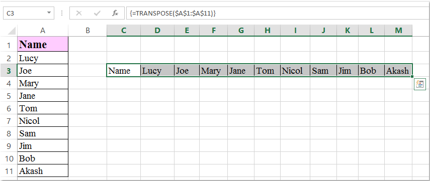 doc memindahkan sel secara horizontal 4