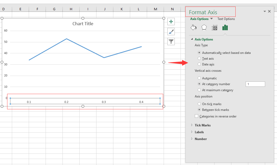 Cross Chart Excel