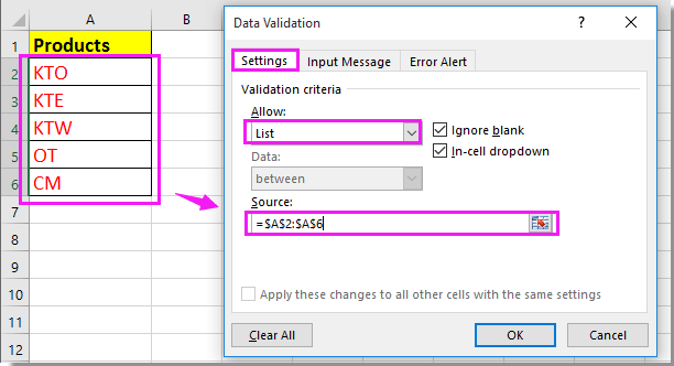 doc only allow certain value input 3