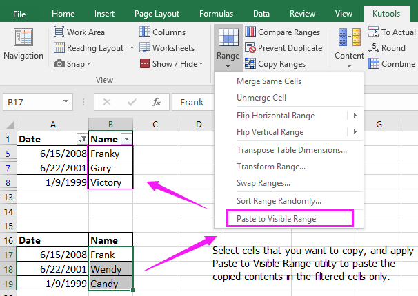 how to copy and paste list into excel