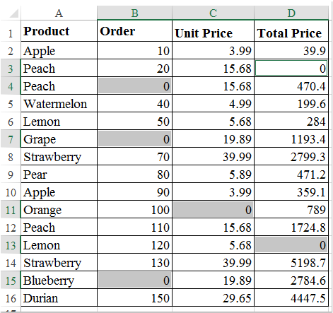 suim réamhshocraithe pivottable 3