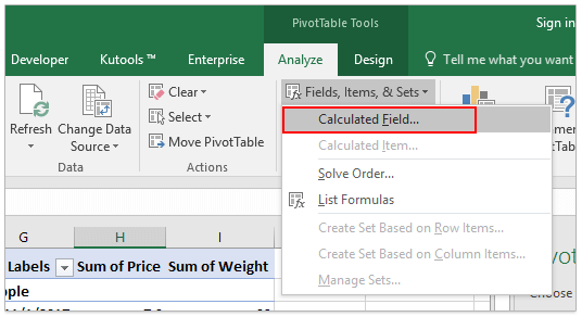 show average for subtotals in pivot table on mac