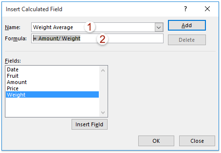 weighted pivot average table to an weighted How Table? in Excel average Pivot calculate