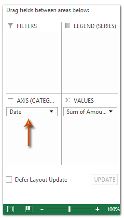 How To Change Edit Pivot Chart S Data Source Axis Legends In Excel