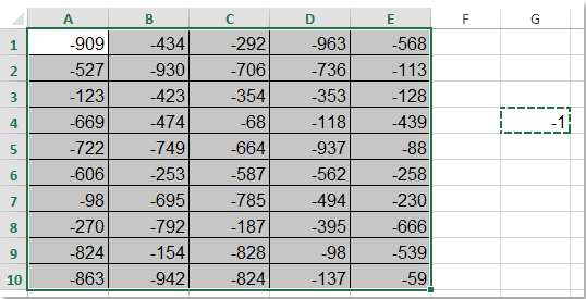 Excel에서 양수를 음수로 변경하는 방법은 무엇입니까?