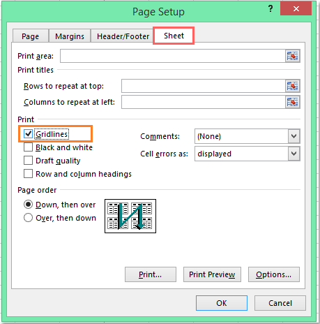 doc print gridlines with no data 3