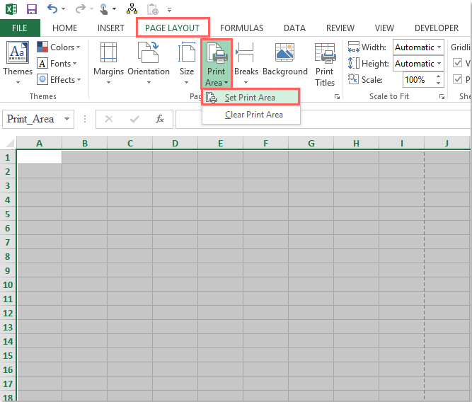 excel for mac show gridlines