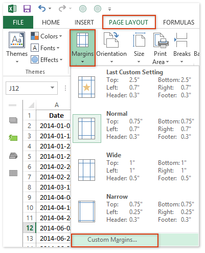 excel how many rows to a page