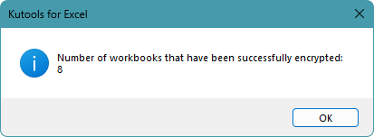 Checking the encryption result