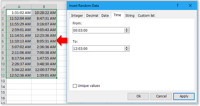 doc random number in specific length 7