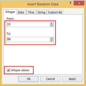 How to generate random number without duplicates in Excel?