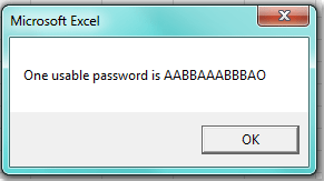 forgot password excel for mac