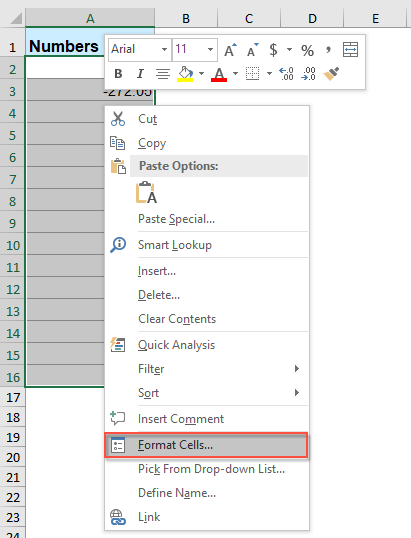 custom formatting excel red for negative