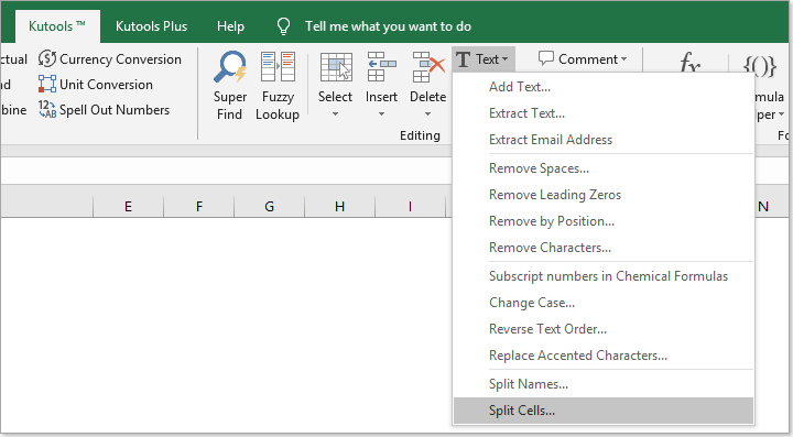 trim, left, and find excel for mac