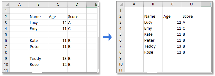 remove multiple blank rows in excel for mac