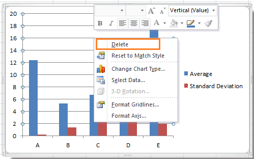 add primary minor vertical gridlines to 3d cluster bar chart word 2016 for mac