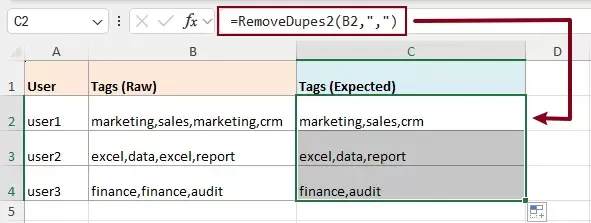 apply the related formula of code 2