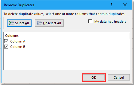 doc eliminați duplicatele păstrați golurile 4