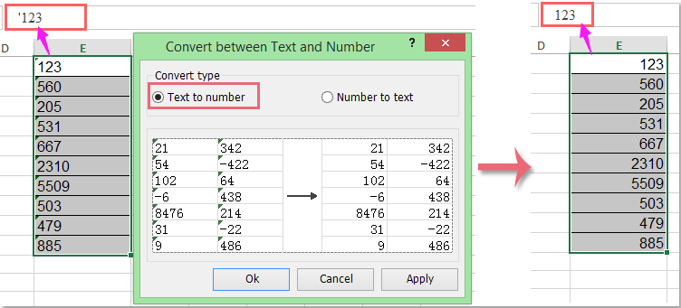 How To Remove Leading Apostrophe From Numbers In Excel