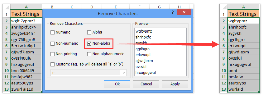 How To Remove Numbers From Text Strings In Excel 