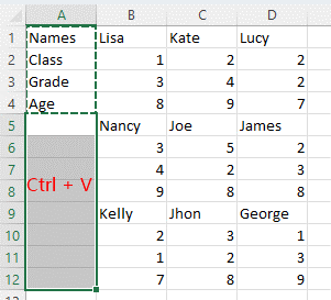 เติมข้อความอัตโนมัติจากรายการอื่น