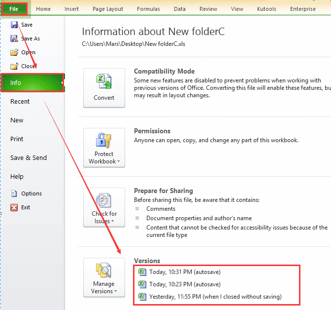 how-to-restore-unsaved-file-in-excel