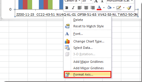 excel graph axis label rotate