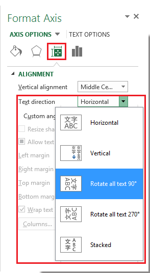 Wie Drehe Ich Achsenbeschriftungen Im Diagramm In Excel