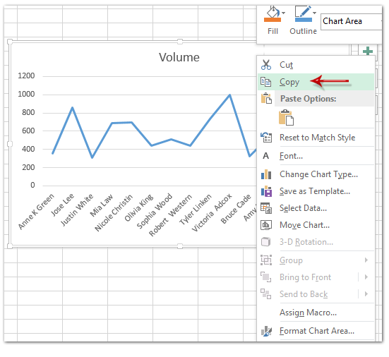 Сохранить график из excel как картинку