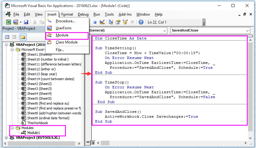 非アクティブになった後、ドキュメントはワークブックを閉じる1