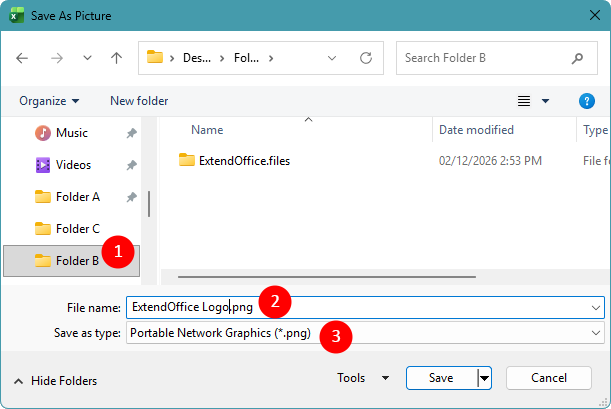 Save As Picture dialog box