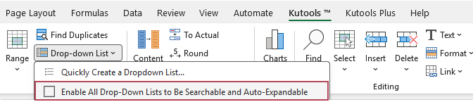 Enable All Drop-down Lists to Be Searchable and Auto-Expandable