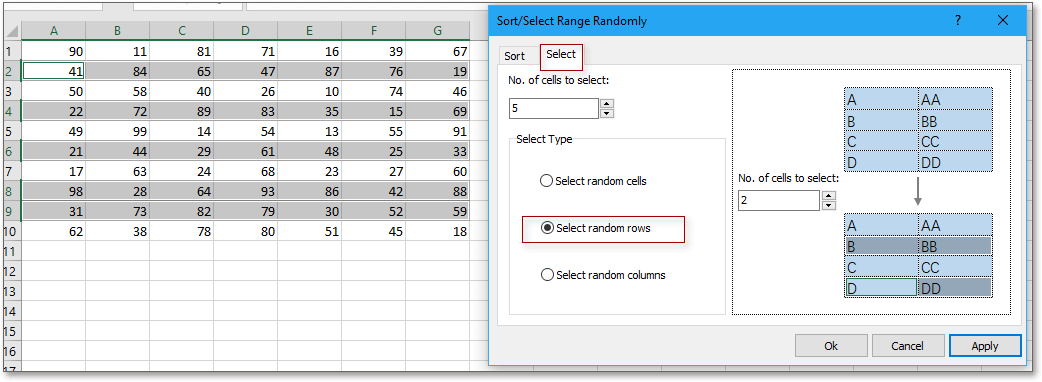 how-to-select-cells-randomly-in-excel