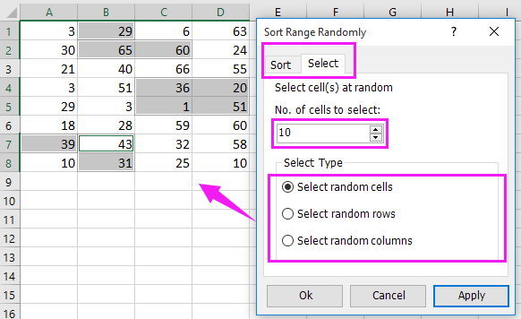 doc隨機選擇