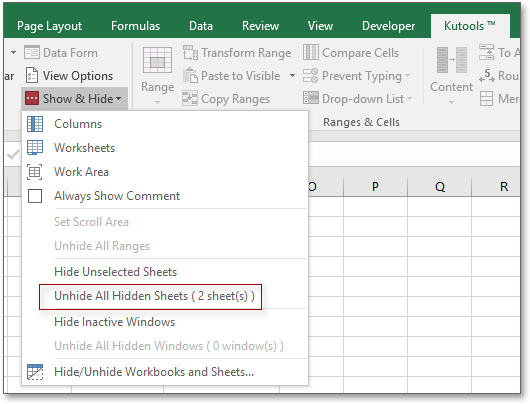 doc show active sheet only 2