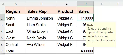 when the selected cell is clicked, the input message will appear automatically 