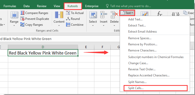 How To Quickly Split Text String By Case In Excel 