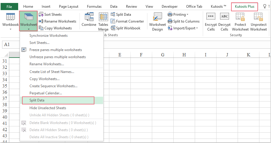 doc split data by columns 3