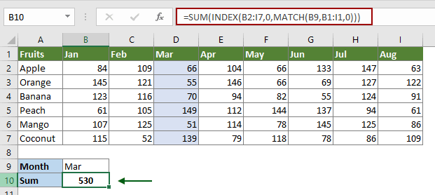 formula how to sum a column in excel