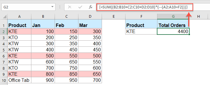 how-to-sum-multiple-columns-based-on-single-criteria-in-excel