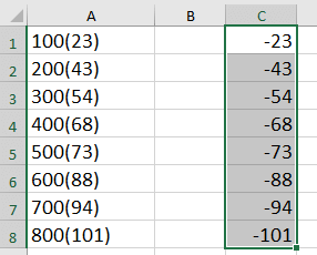 doc sum numbers in brackets 9