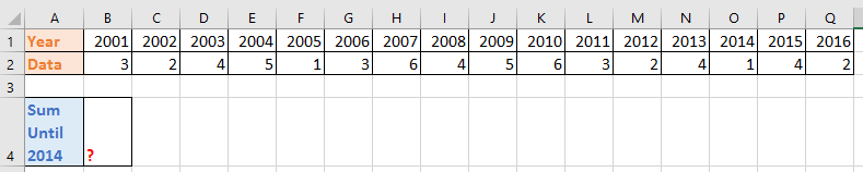 doc sum until reach to adjacent cell 1